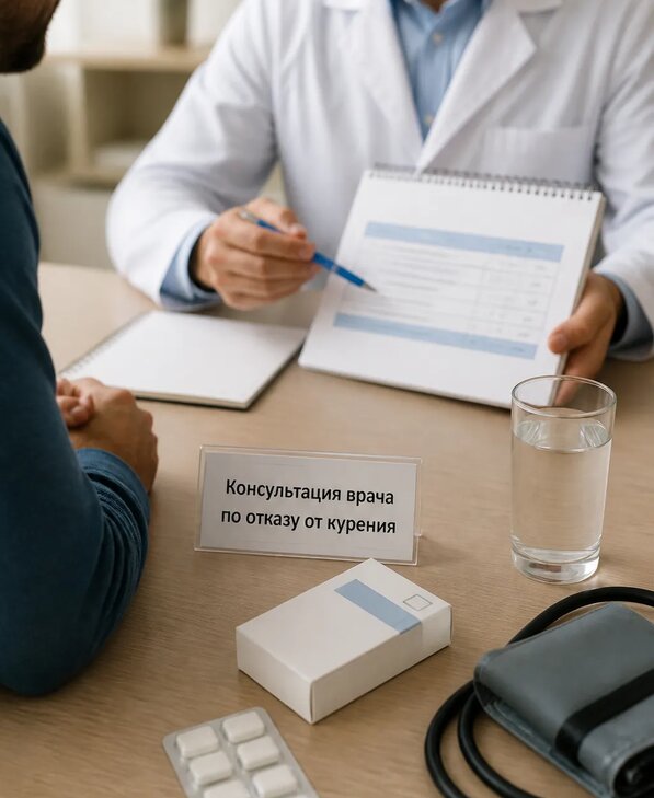 Консультация врача по отказу от курения для взрослых в Карабулаке